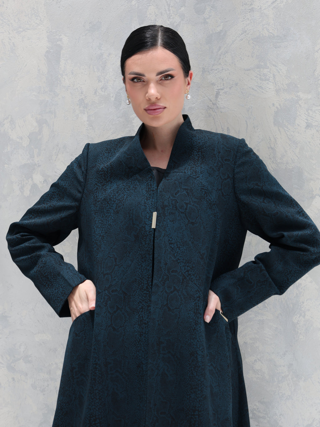 Everyday Collection Abaya — Dark Petrol Teal