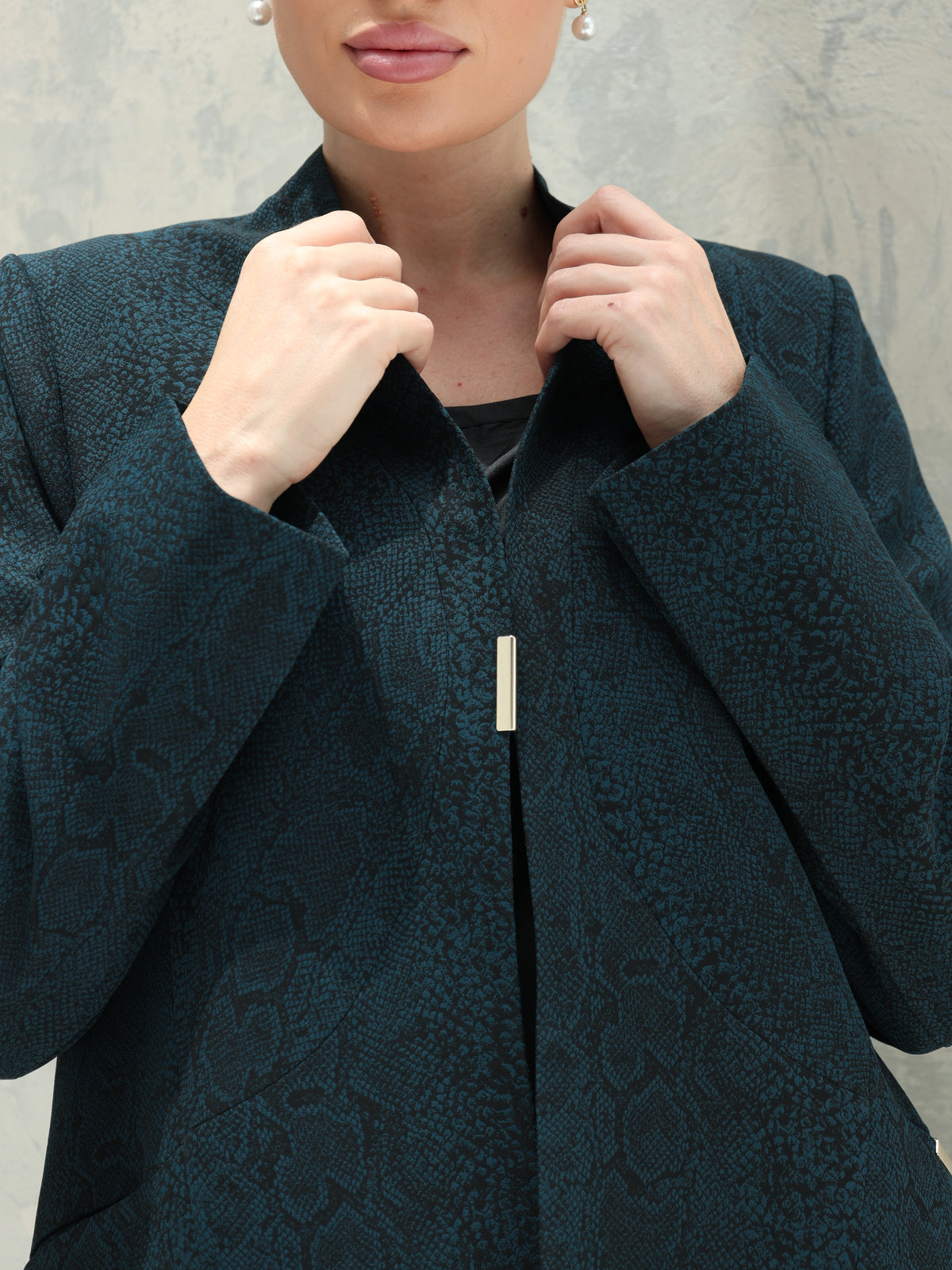 Everyday Collection Abaya — Dark Petrol Teal