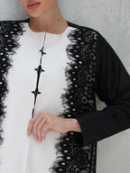 Everyday Collection Abaya — Black & White