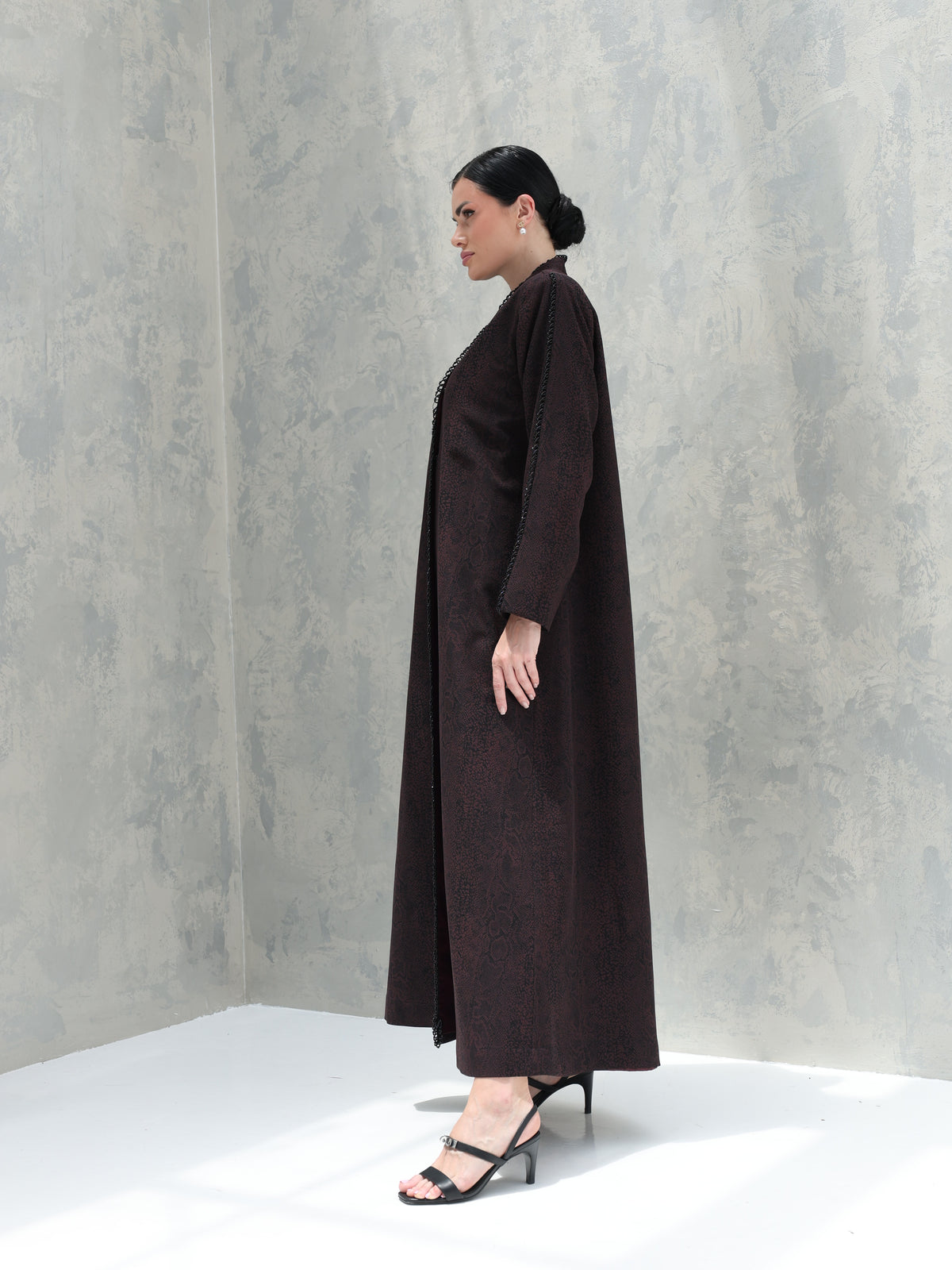 Everyday Collection Abaya — Burgundy