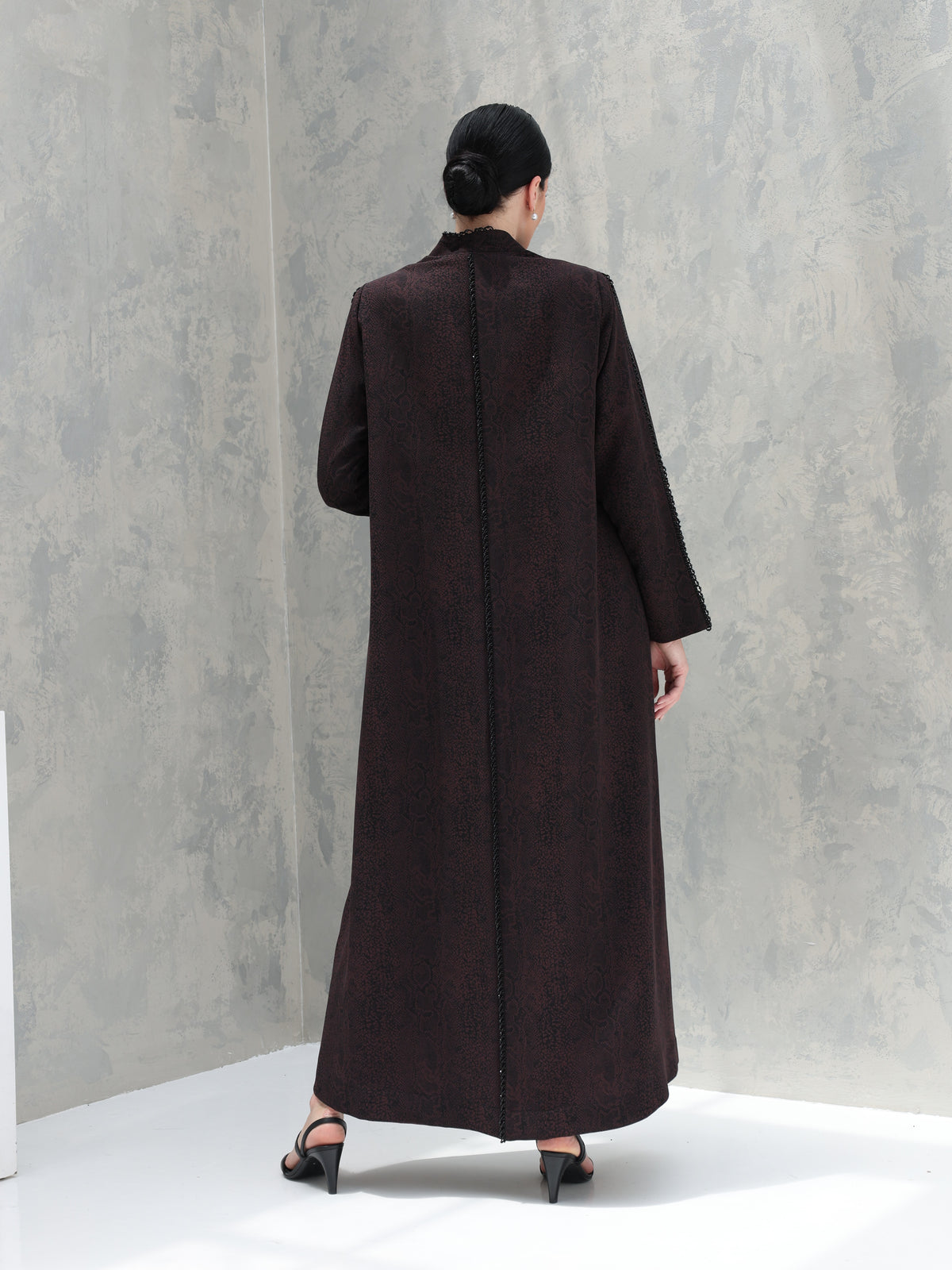 Everyday Collection Abaya — Burgundy