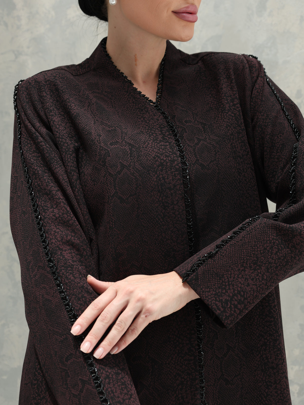 Everyday Collection Abaya — Burgundy