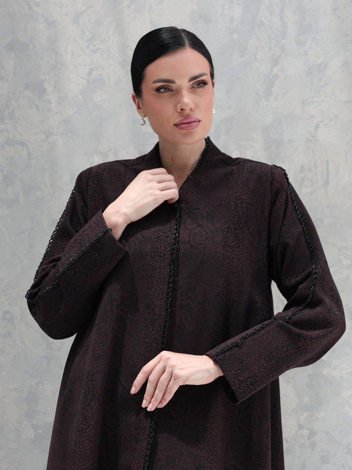 Everyday Collection Abaya — Burgundy