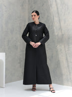 Everyday Collection Abaya — Black Butterfly Closure