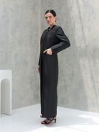 Everyday Collection Abaya — Black Butterfly Closure