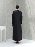 Everyday Collection Abaya — Black Butterfly Closure