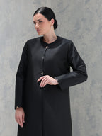 Everyday Collection Abaya — Black Butterfly Closure
